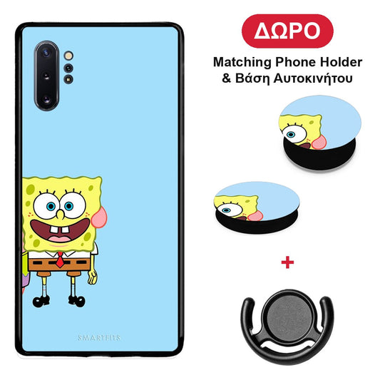 Friends Bob - Samsung Galaxy Note 10+ θήκη + Δώρο Phone Holder & Βάση Αυτοκινήτου
