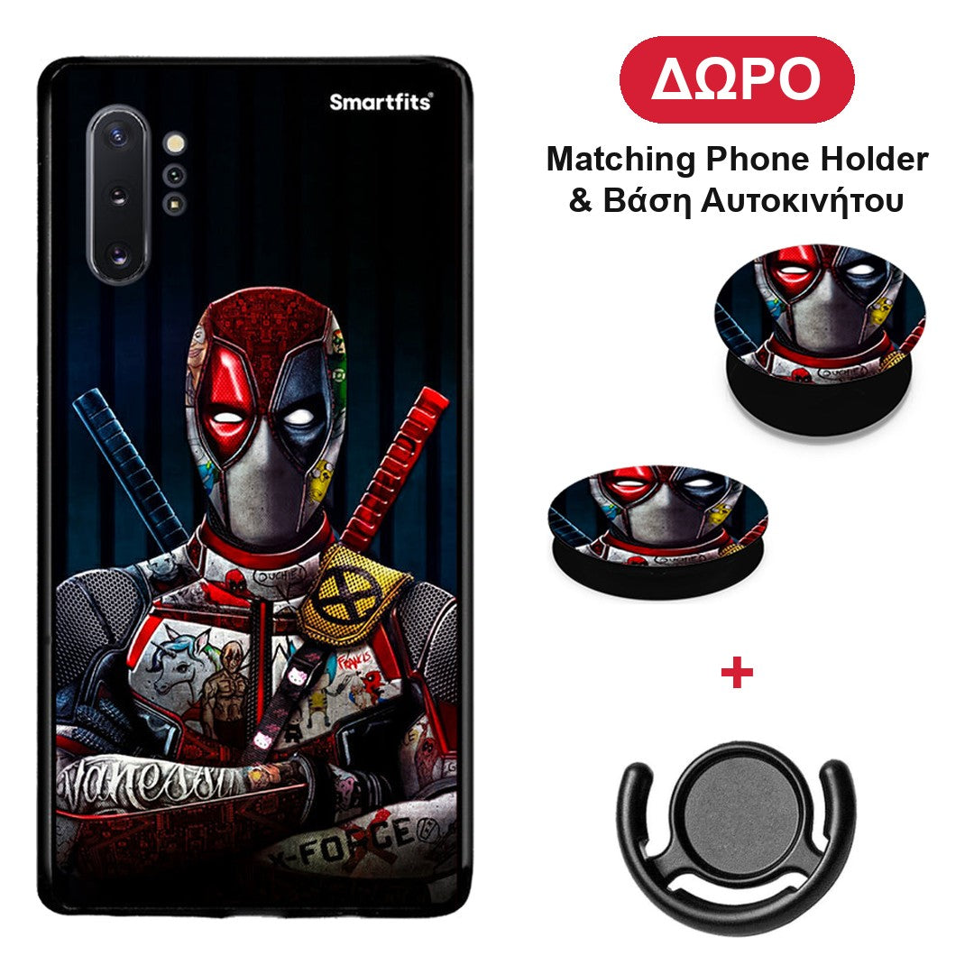 Funny Guy - Samsung Galaxy Note 10+ θήκη + Δώρο Phone Holder & Βάση Αυτοκινήτου