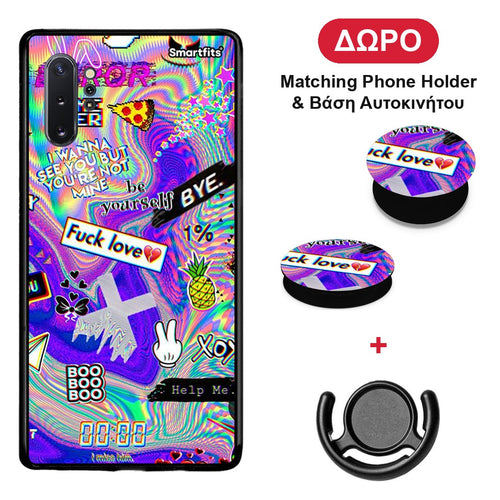 Game Over - Samsung Galaxy Note 10+ θήκη + Δώρο Phone Holder & Βάση Αυτοκινήτου