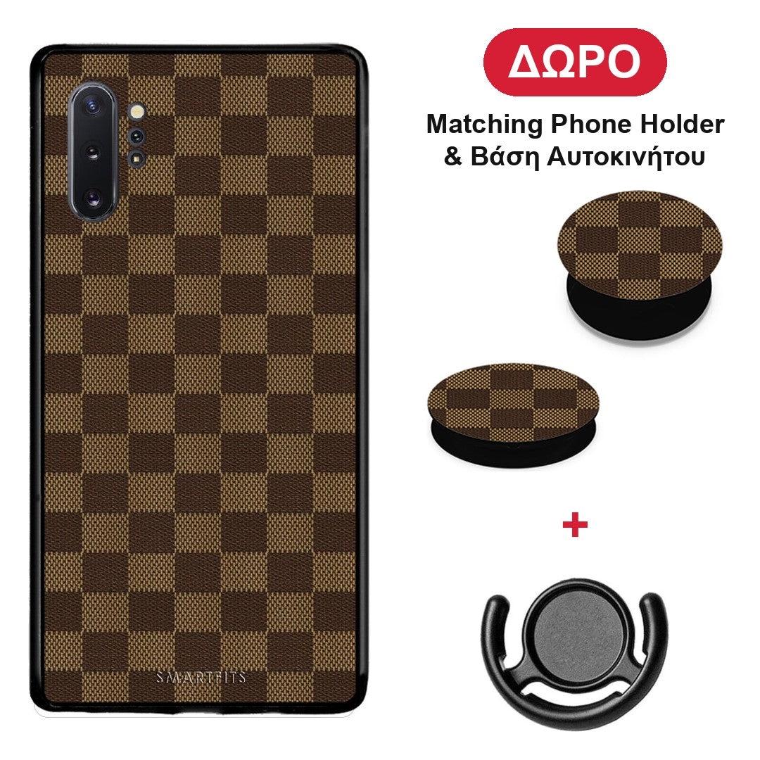 Designer Glamour - Samsung Galaxy Note 10+ θήκη + Δώρο Phone Holder & Βάση Αυτοκινήτου