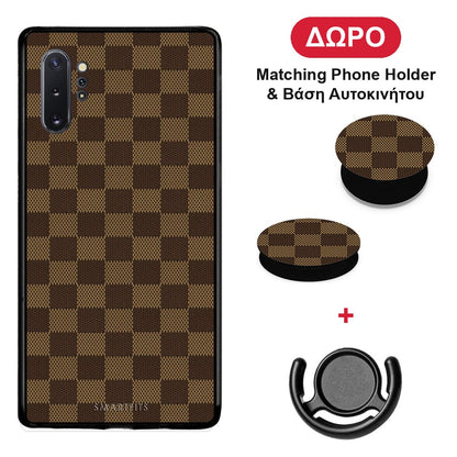 Designer Glamour - Samsung Galaxy Note 10+ θήκη + Δώρο Phone Holder & Βάση Αυτοκινήτου