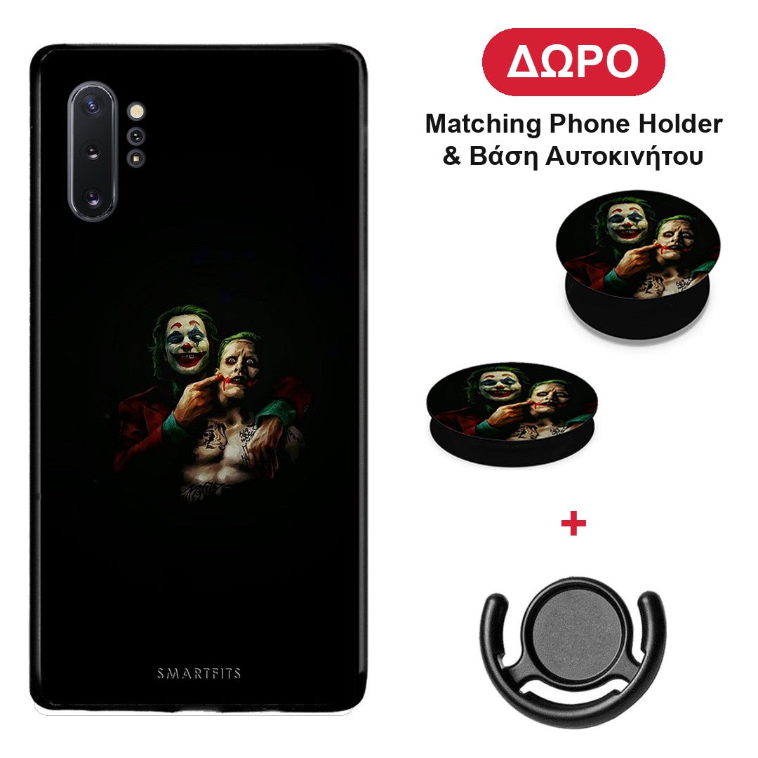 Hero Clown - Samsung Galaxy Note 10+ θήκη + Δώρο Phone Holder & Βάση Αυτοκινήτου