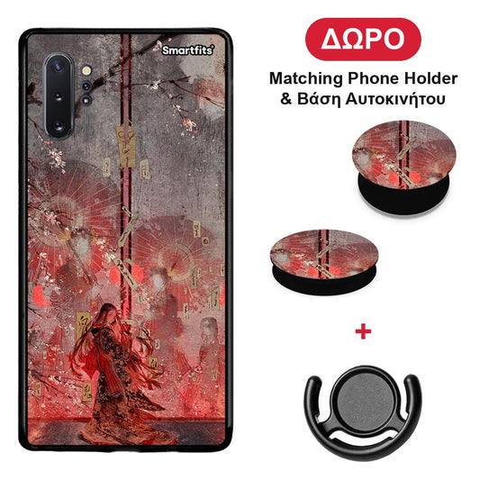 Nezuko Kamado - Samsung Galaxy Note 10+ θήκη + Δώρο Phone Holder & Βάση Αυτοκινήτου