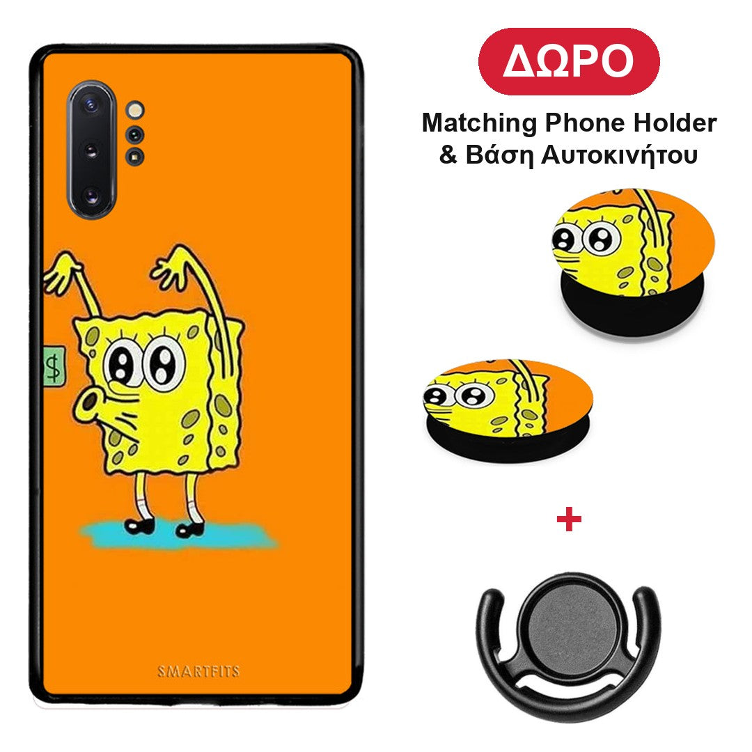 No Money 2 - Samsung Galaxy Note 10+ θήκη + Δώρο Phone Holder & Βάση Αυτοκινήτου