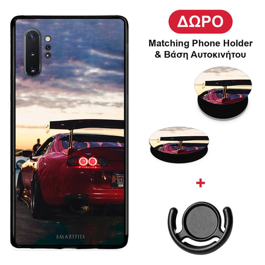 Racing Supra - Samsung Galaxy Note 10+ θήκη + Δώρο Phone Holder & Βάση Αυτοκινήτου