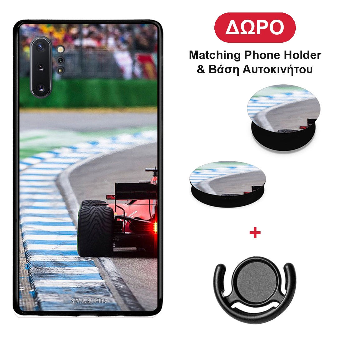 Racing Vibes - Samsung Galaxy Note 10+ θήκη + Δώρο Phone Holder & Βάση Αυτοκινήτου