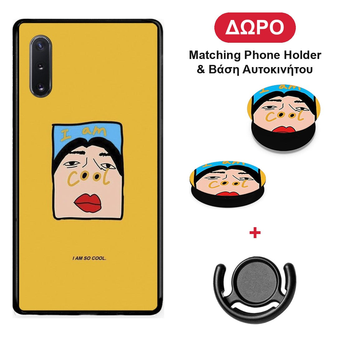 So Cool - Samsung Galaxy Note 10+ θήκη + Δώρο Phone Holder & Βάση Αυτοκινήτου