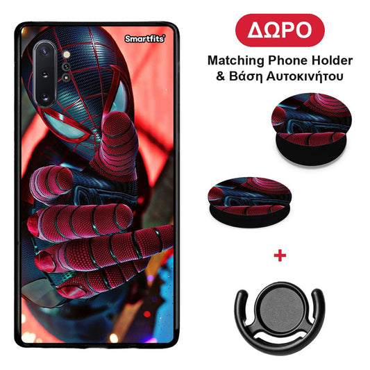 Spider Hand - Samsung Galaxy Note 10+ θήκη + Δώρο Phone Holder & Βάση Αυτοκινήτου