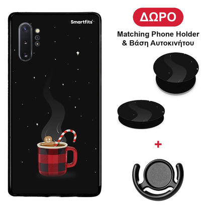 Xmas Bathing - Samsung Galaxy Note 10+ θήκη + Δώρο Phone Holder & Βάση Αυτοκινήτου