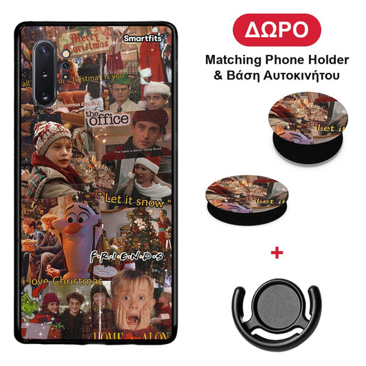 Xmas Wishes - Samsung Galaxy Note 10+ θήκη + Δώρο Phone Holder & Βάση Αυτοκινήτου