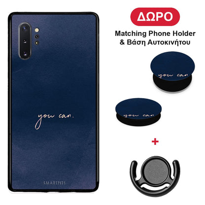 You Can - Samsung Galaxy Note 10+ θήκη + Δώρο Phone Holder & Βάση Αυτοκινήτου