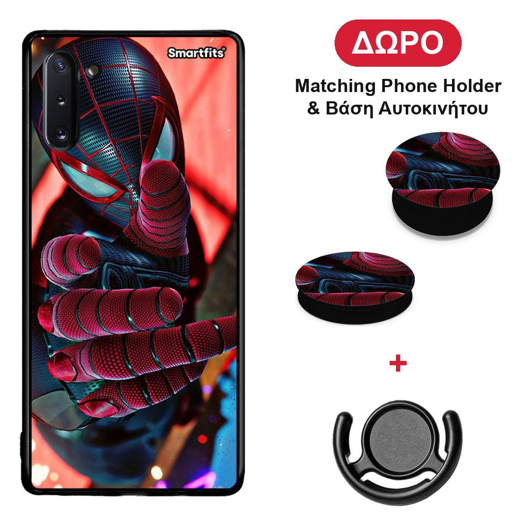 Spider Hand - Samsung Galaxy Note 10 θήκη + Δώρο Phone Holder & Βάση Αυτοκινήτου