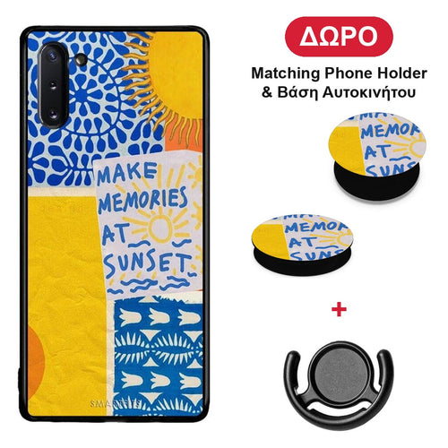 Sunset Memories - Samsung Galaxy Note 10 θήκη + Δώρο Phone Holder & Βάση Αυτοκινήτου