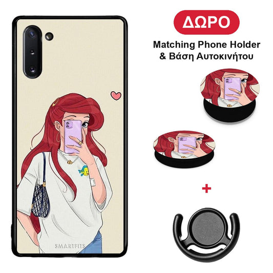 Walking Mermaid - Samsung Galaxy Note 10 θήκη + Δώρο Phone Holder & Βάση Αυτοκινήτου