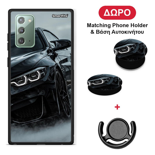 Black BMW - Samsung Galaxy Note 20 θήκη + Δώρο Phone Holder & Βάση Αυτοκινήτου