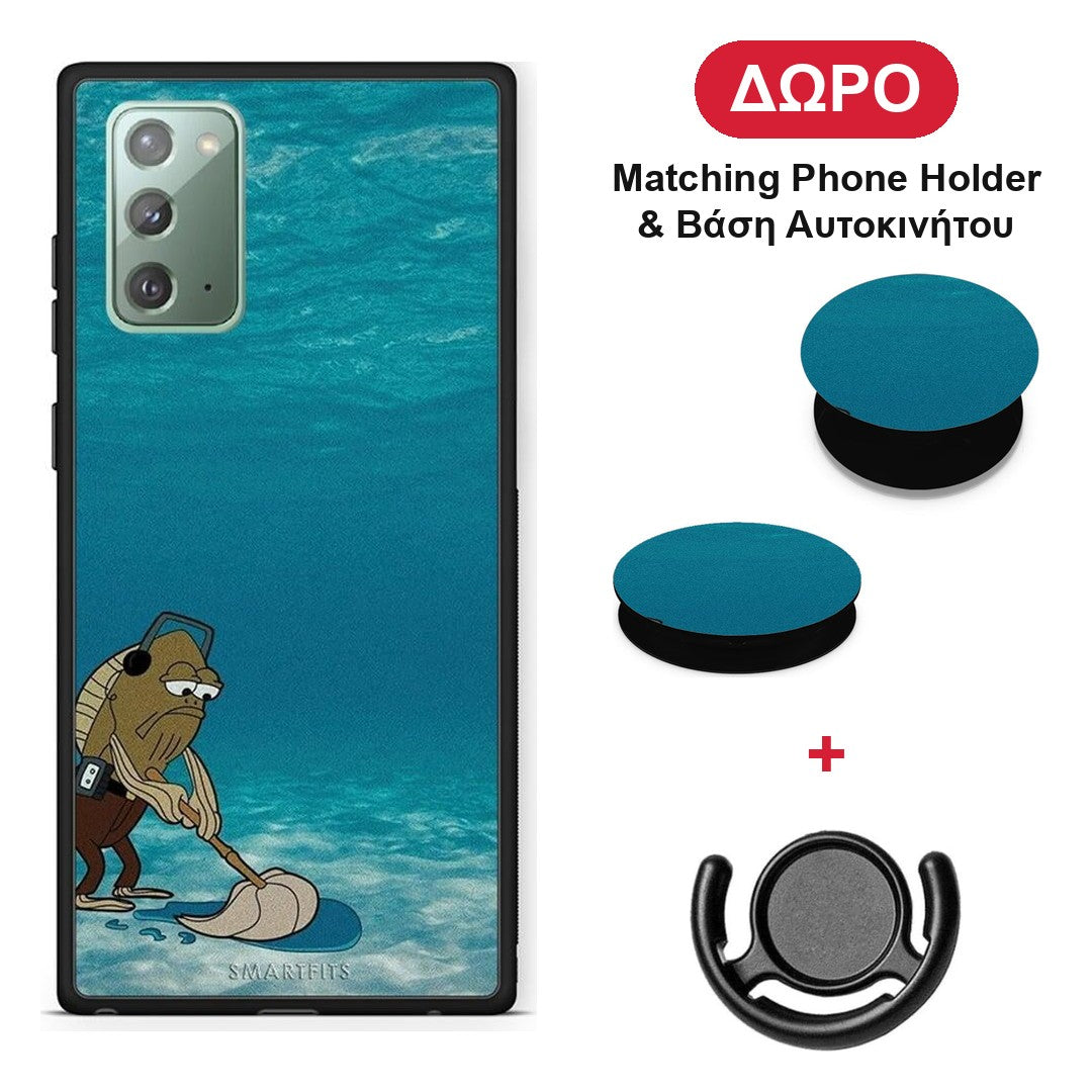 Clean The Ocean - Samsung Galaxy Note 20 θήκη + Δώρο Phone Holder & Βάση Αυτοκινήτου