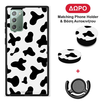 Cow Print - Samsung Galaxy Note 20 θήκη + Δώρο Phone Holder & Βάση Αυτοκινήτου