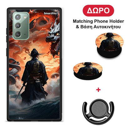 Dragons Fight - Samsung Galaxy Note 20 θήκη + Δώρο Phone Holder & Βάση Αυτοκινήτου