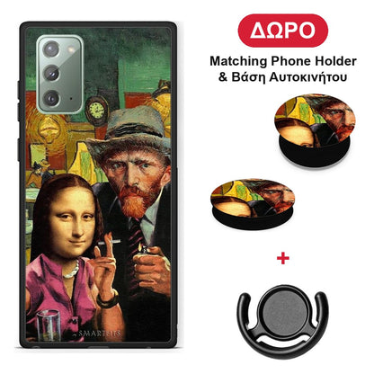 Funny Art - Samsung Galaxy Note 20 θήκη + Δώρο Phone Holder & Βάση Αυτοκινήτου