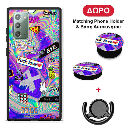 Game Over - Samsung Galaxy Note 20 θήκη + Δώρο Phone Holder & Βάση Αυτοκινήτου