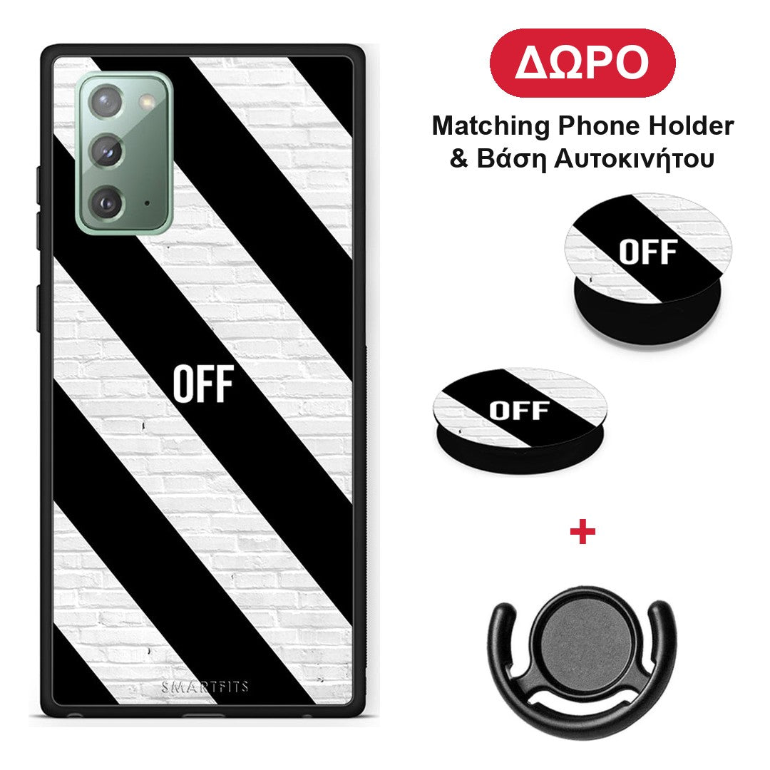 Get Off - Samsung Galaxy Note 20 θήκη + Δώρο Phone Holder & Βάση Αυτοκινήτου