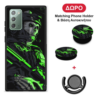 Green Soldier - Samsung Galaxy Note 20 θήκη + Δώρο Phone Holder & Βάση Αυτοκινήτου
