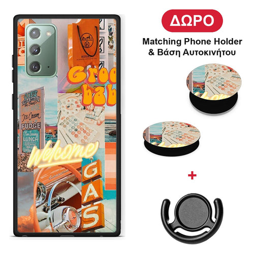 Groovy Babe - Samsung Galaxy Note 20 θήκη + Δώρο Phone Holder & Βάση Αυτοκινήτου