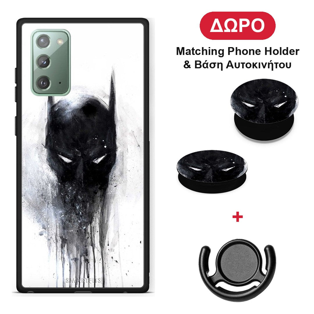 Hero Paint Bat - Samsung Galaxy Note 20 θήκη + Δώρο Phone Holder & Βάση Αυτοκινήτου