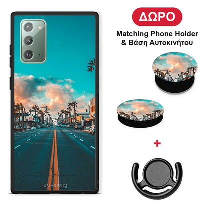 Landscape City - Samsung Galaxy Note 20 θήκη + Δώρο Phone Holder & Βάση Αυτοκινήτου