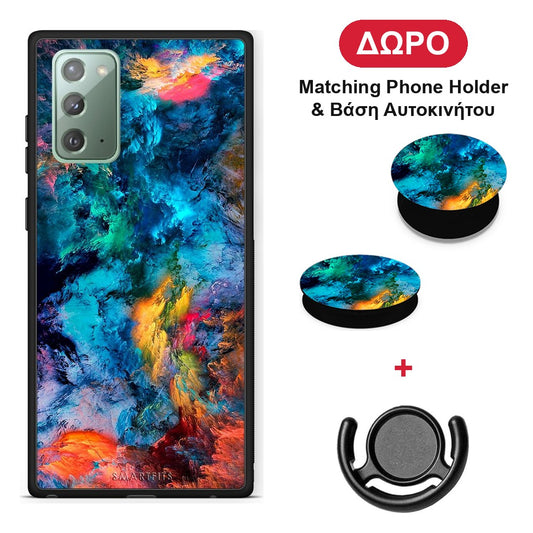 Paint Crayola - Samsung Galaxy Note 20 θήκη + Δώρο Phone Holder & Βάση Αυτοκινήτου