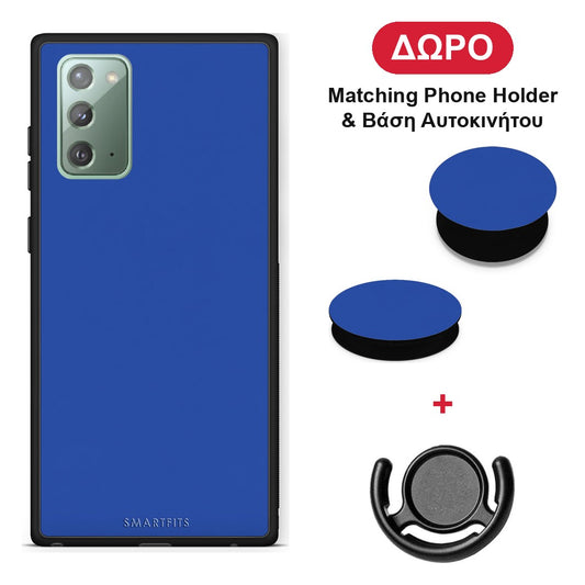 Royal Blue - Samsung Galaxy Note 20 θήκη + Δώρο Phone Holder & Βάση Αυτοκινήτου