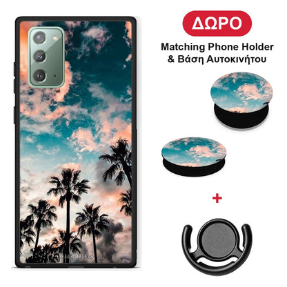 Summer Sky - Samsung Galaxy Note 20 θήκη + Δώρο Phone Holder & Βάση Αυτοκινήτου