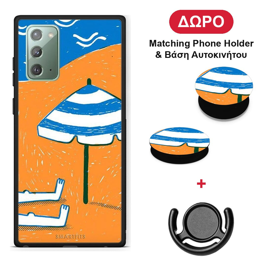 Summering - Samsung Galaxy Note 20 θήκη + Δώρο Phone Holder & Βάση Αυτοκινήτου