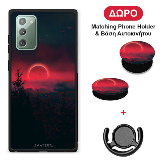 Tropic Sunset - Samsung Galaxy Note 20 θήκη + Δώρο Phone Holder & Βάση Αυτοκινήτου
