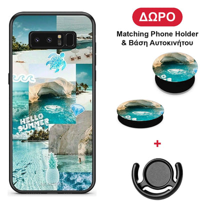 Aesthetic Summer - Samsung Galaxy Note 8 θήκη + Δώρο Phone Holder & Βάση Αυτοκινήτου