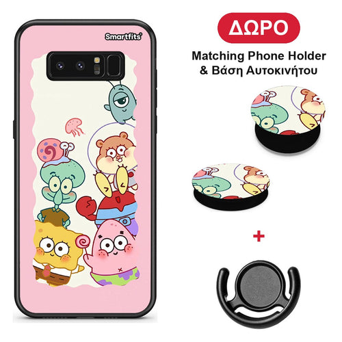 Cute Companion - Samsung Galaxy Note 8 θήκη + Δώρο Phone Holder & Βάση Αυτοκινήτου
