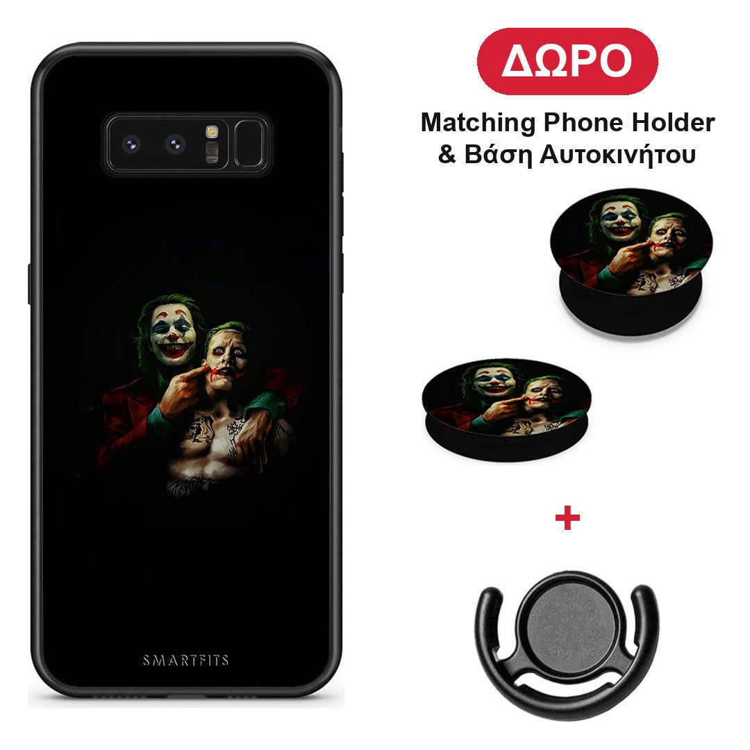 Hero Clown - Samsung Galaxy Note 8 θήκη + Δώρο Phone Holder & Βάση Αυτοκινήτου