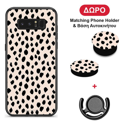 New Polka Dots - Samsung Galaxy Note 8 θήκη + Δώρο Phone Holder & Βάση Αυτοκινήτου