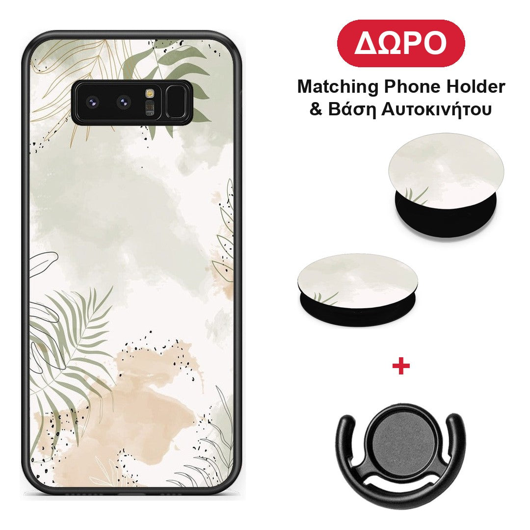 Nude Plants - Samsung Galaxy Note 8 θήκη + Δώρο Phone Holder & Βάση Αυτοκινήτου