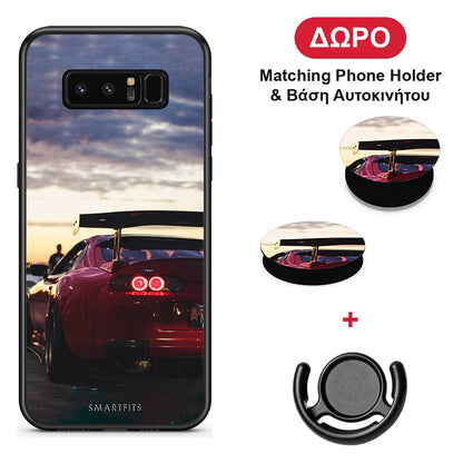 Racing Supra - Samsung Galaxy Note 8 θήκη + Δώρο Phone Holder & Βάση Αυτοκινήτου