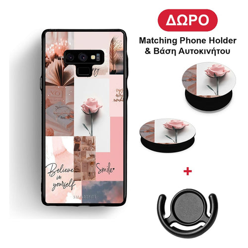 Aesthetic Collage - Samsung Galaxy Note 9 θήκη + Δώρο Phone Holder & Βάση Αυτοκινήτου