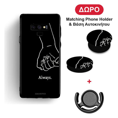 Always & Forever 1 - Samsung Galaxy Note 9 θήκη + Δώρο Phone Holder & Βάση Αυτοκινήτου