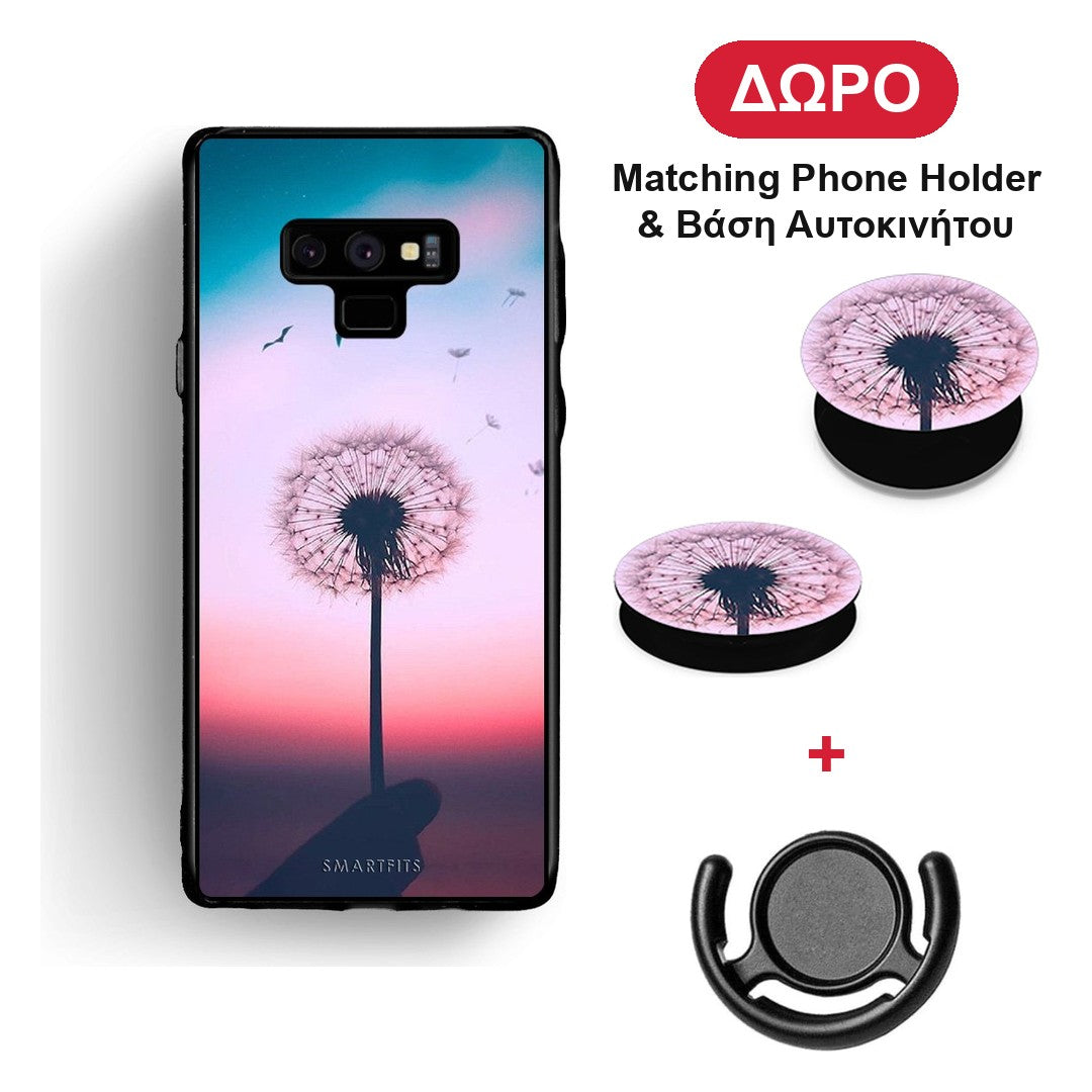 Boho Wish - Samsung Galaxy Note 9 θήκη + Δώρο Phone Holder & Βάση Αυτοκινήτου