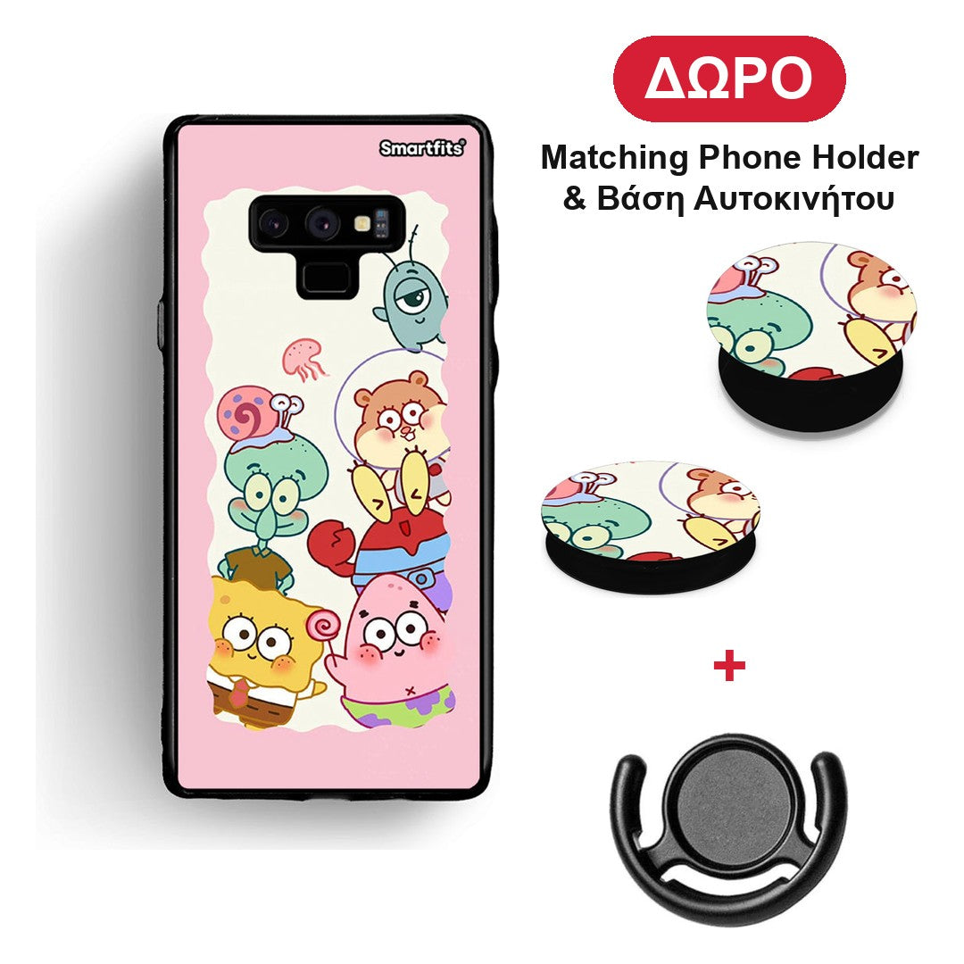 Cute Companion - Samsung Galaxy Note 9 θήκη + Δώρο Phone Holder & Βάση Αυτοκινήτου
