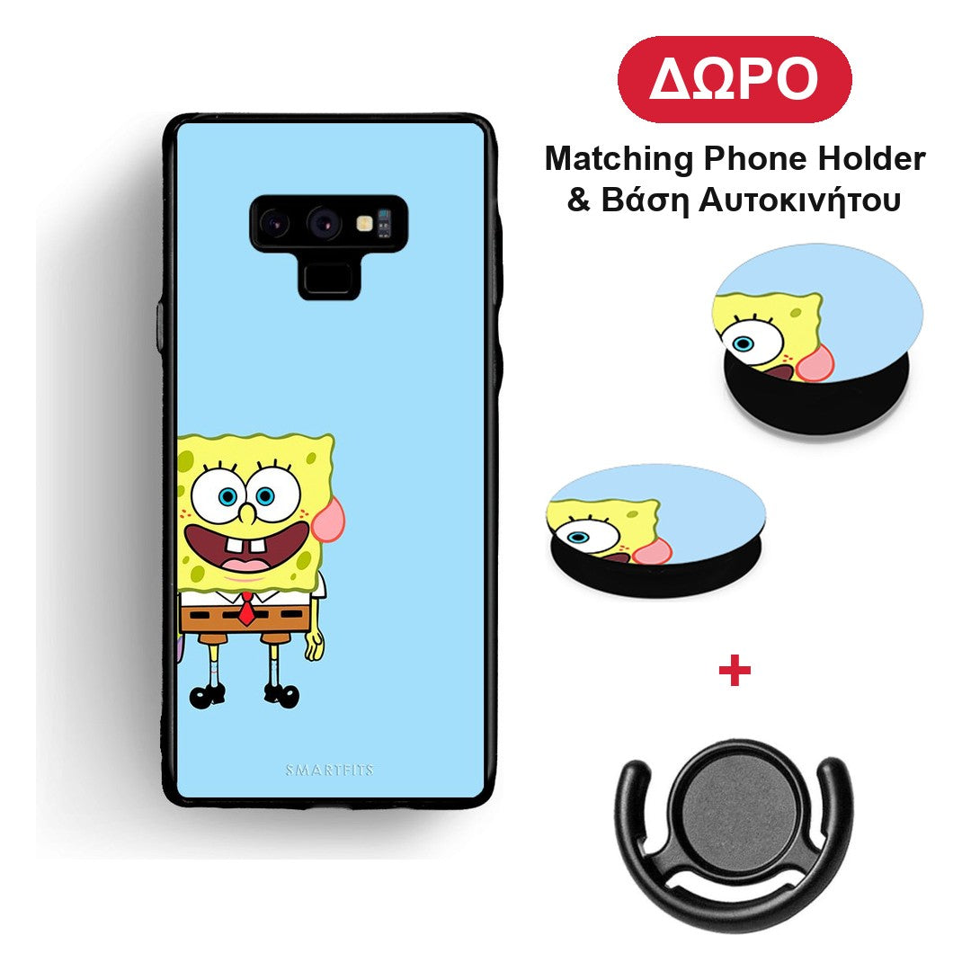 Friends Bob - Samsung Galaxy Note 9 θήκη + Δώρο Phone Holder & Βάση Αυτοκινήτου