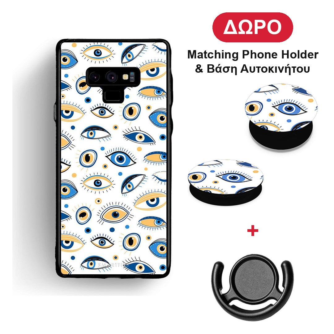 Ftou Ftou - Samsung Galaxy Note 9 θήκη + Δώρο Phone Holder & Βάση Αυτοκινήτου