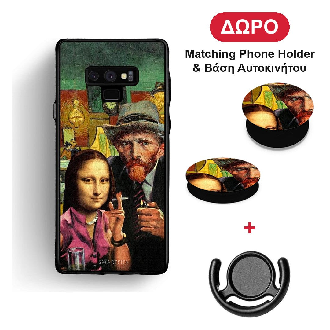 Funny Art - Samsung Galaxy Note 9 θήκη + Δώρο Phone Holder & Βάση Αυτοκινήτου