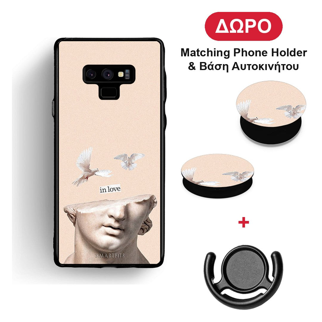 In Love - Samsung Galaxy Note 9 θήκη + Δώρο Phone Holder & Βάση Αυτοκινήτου