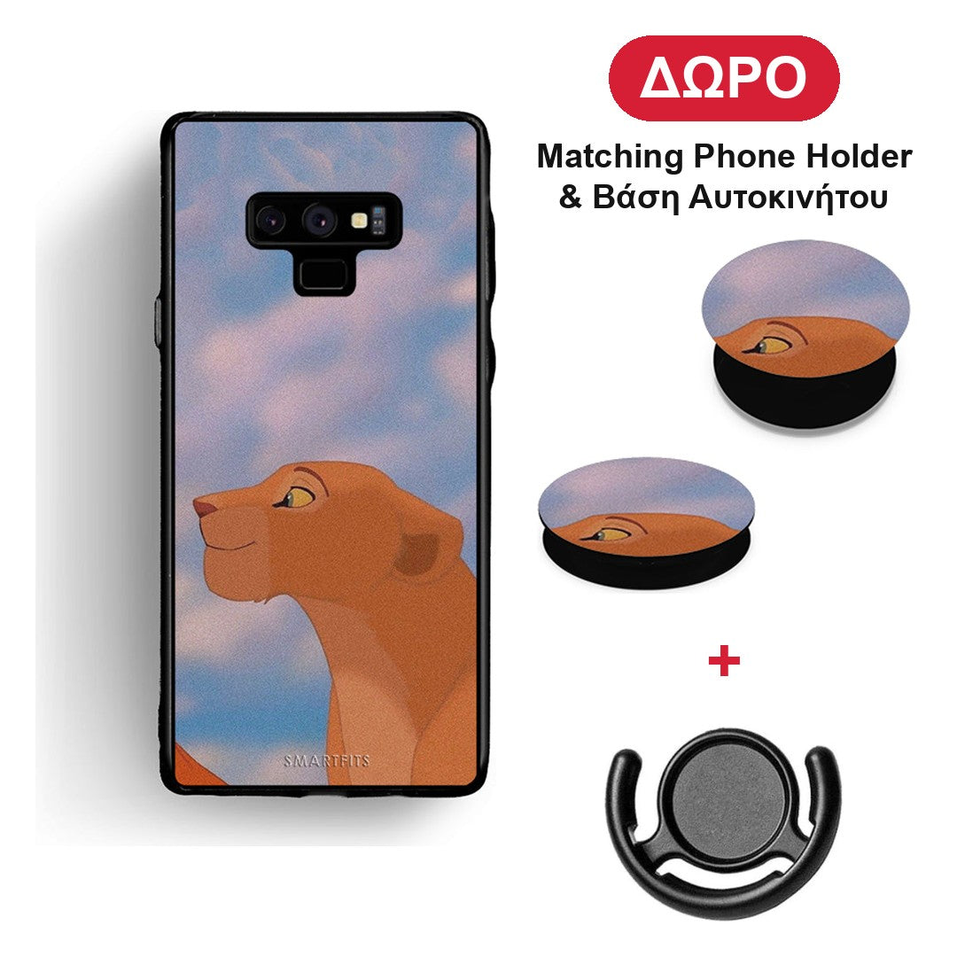 Lion Love 2 - Samsung Galaxy Note 9 θήκη + Δώρο Phone Holder & Βάση Αυτοκινήτου