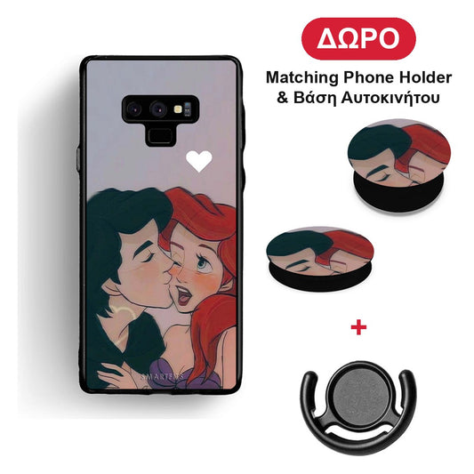 Mermaid Couple - Samsung Galaxy Note 9 θήκη + Δώρο Phone Holder & Βάση Αυτοκινήτου
